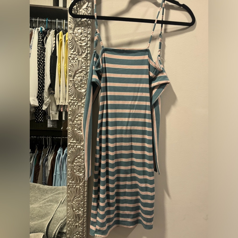 Striped Long Sleeve Dress